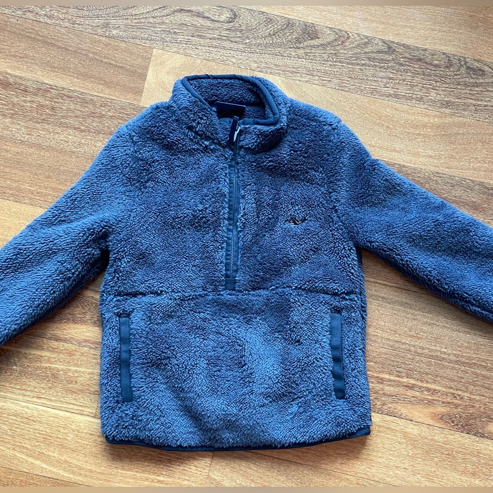 Vineyard Vines Sherpa 1/4 Zip, Size 5